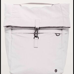 Lululemon Athletica Light Gray Backpack
